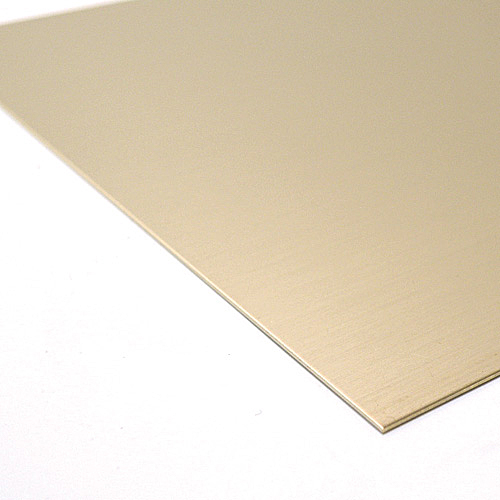 真鍮/生地 真鍮板  0.5×100×200 厚さ×幅×長さ (mm)