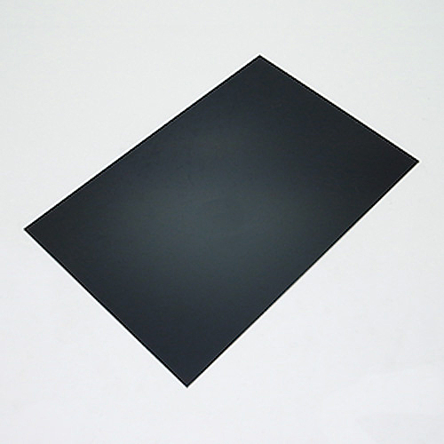 アルミ/生地 カラーアルミ板 黒 0.5×400×600 厚さ×幅×長さ (mm)