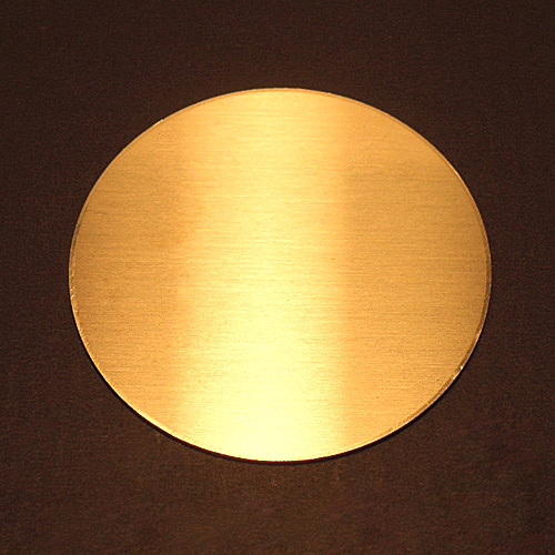 真鍮/生地 真鍮円板  1.0×50 厚さ×直径 (mm)