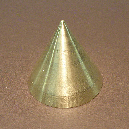 真鍮/生地 EP真鍮円錐  30×30 底辺×高さ (mm)