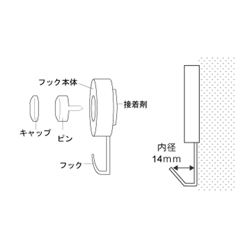 ねじ・ボルト・ナット・その他DIY商品の販売、通販サイト ねじナビ。 SP-G スッポンフック