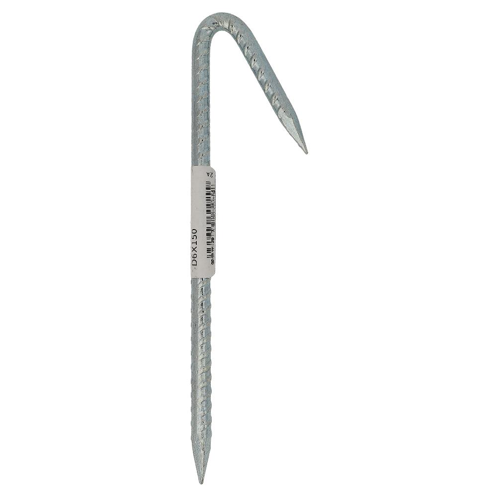 鉄/ユニクロ 異形ロープ止め 6X150