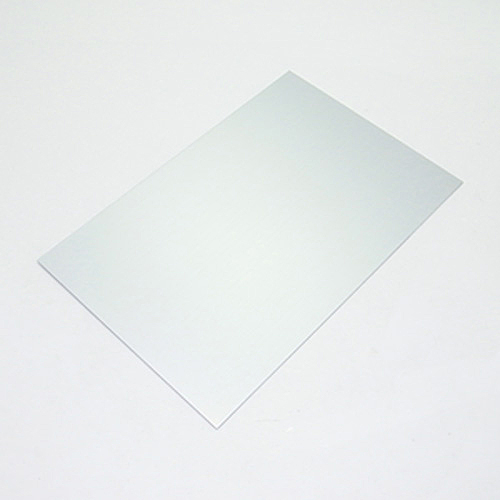アルミ/生地 カラーアルミ板 白 0.5×400×600 厚さ×幅×長さ (mm)