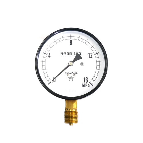 右下精器 汎用圧力計A100 G3/8 S-41 10.0MPA