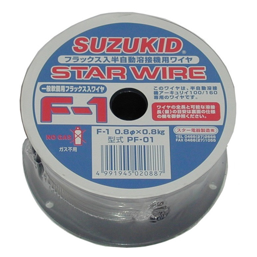 スズキット スターワイヤ軟鋼用 PF-01 0.8X0.8KG