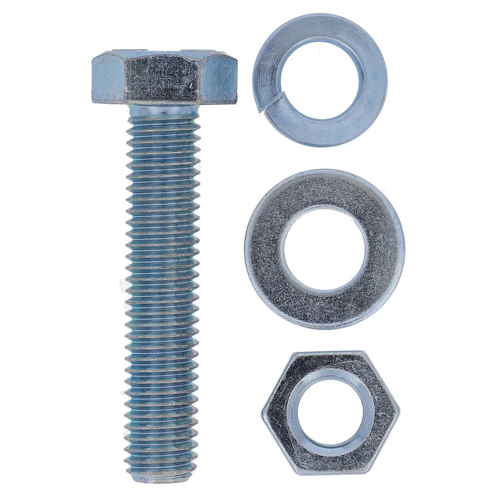 鉄/ユニクロ 六角ボルト・ナット・座金セット M10X50 (7セット入)