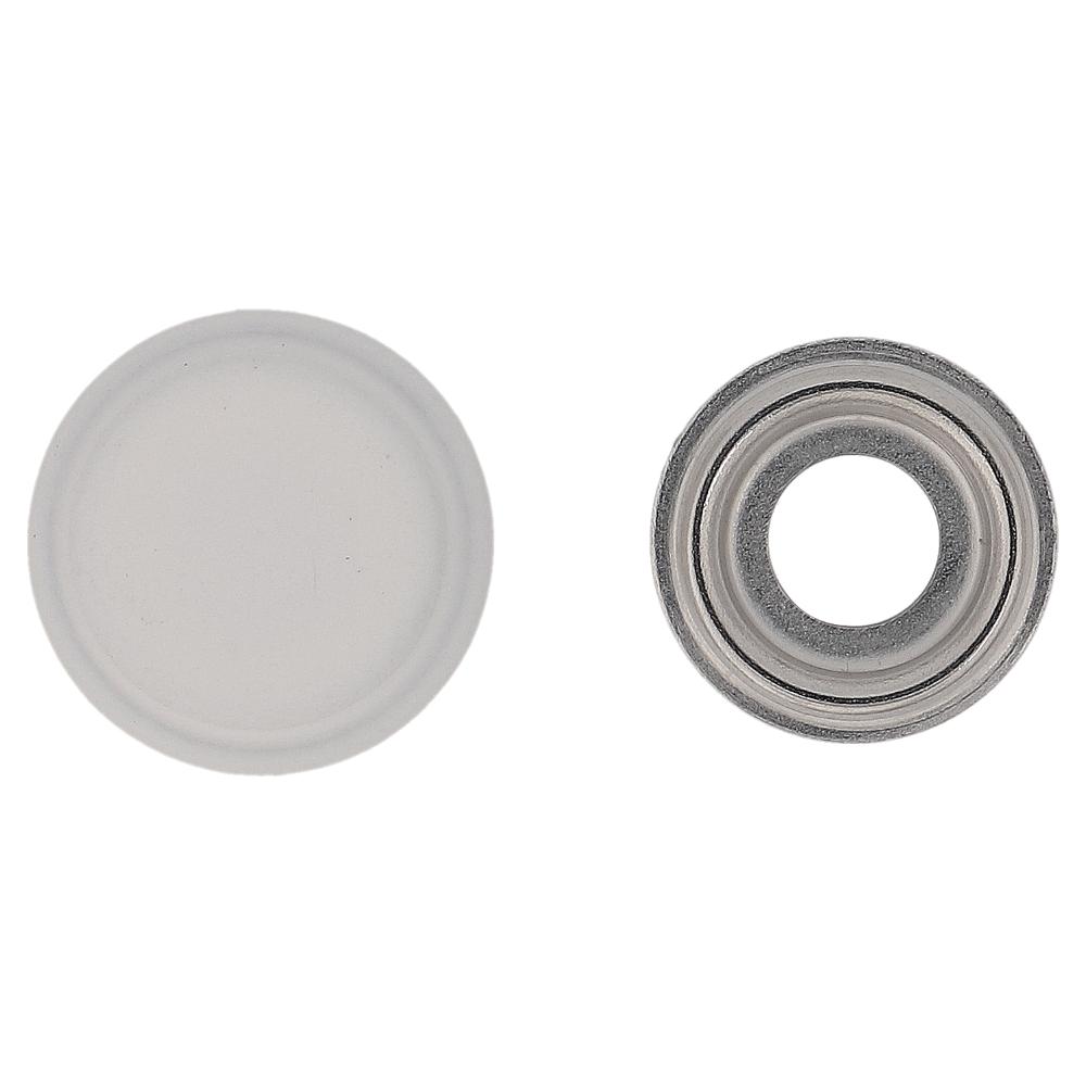 金属製のビスキャップ 12.5mm ホワイト(20入り)