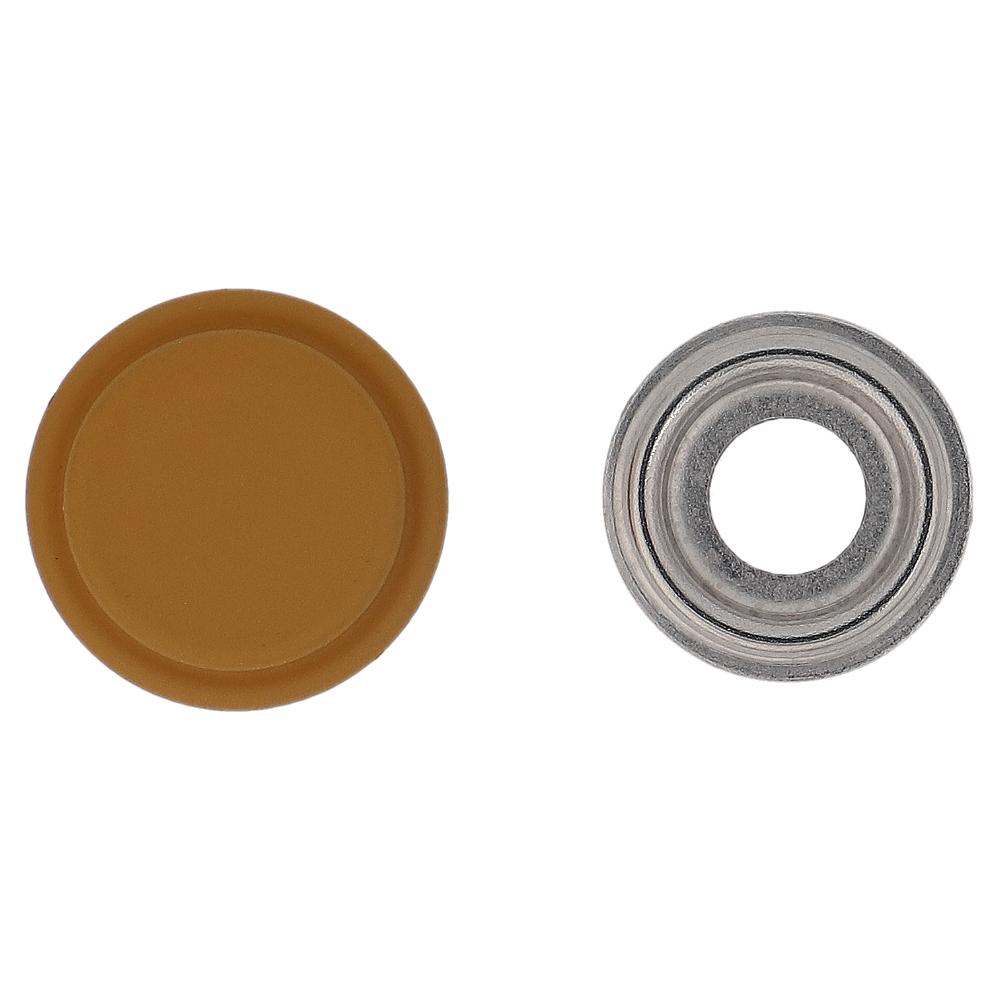 金属製のビスキャップ 12.5mm タン(20入り)