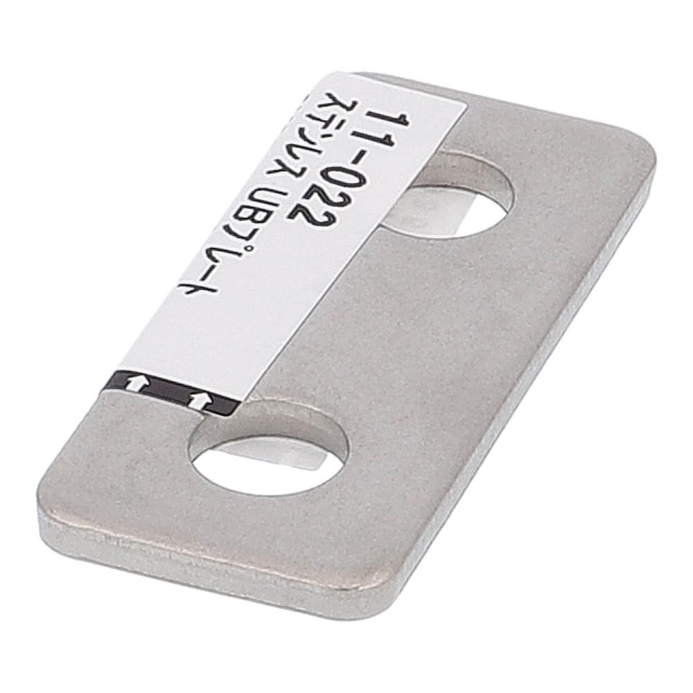 ステンレス/生地 歩道橋用UBプレート M6X25X45