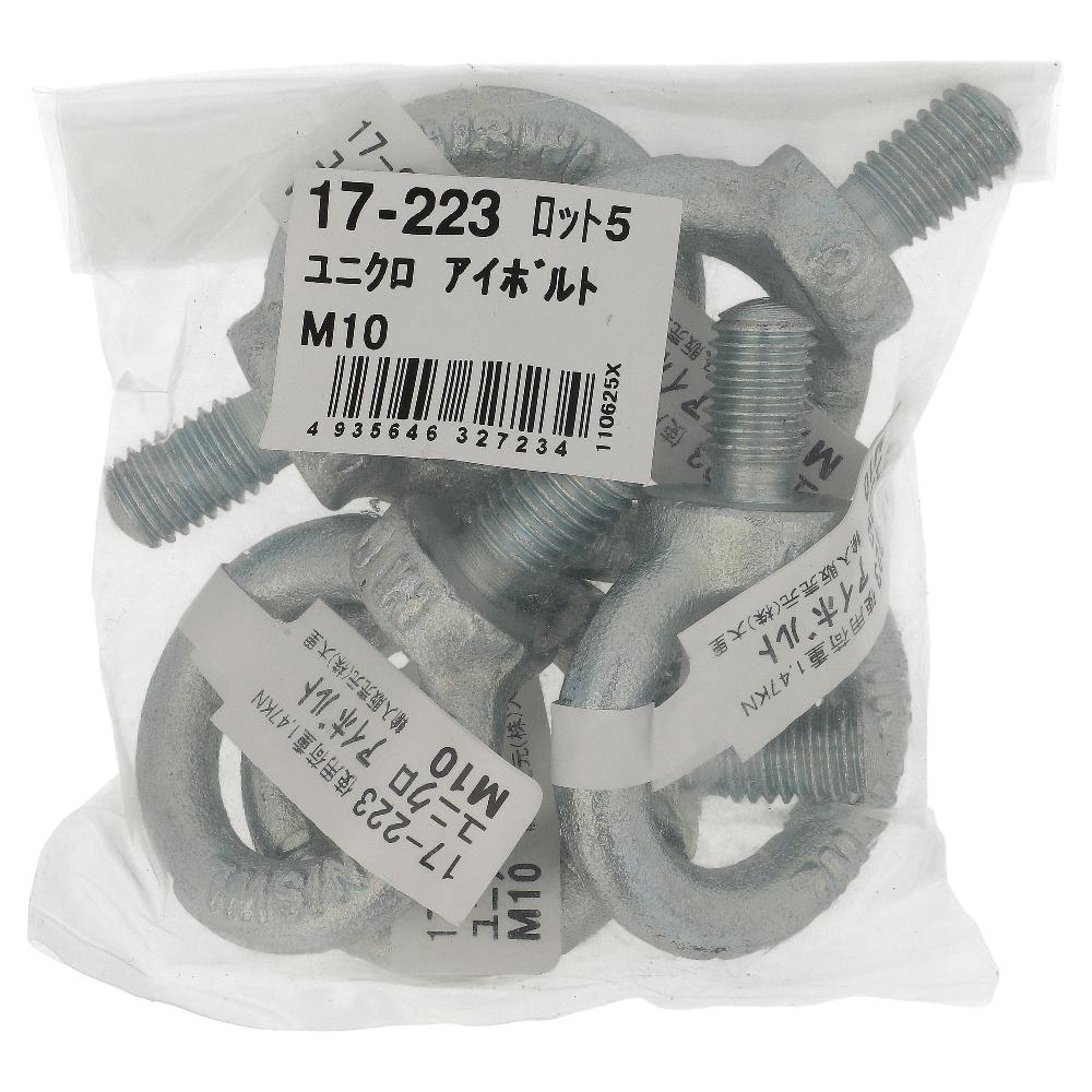 鉄/ユニクロ アイボルト M10 (5個入)