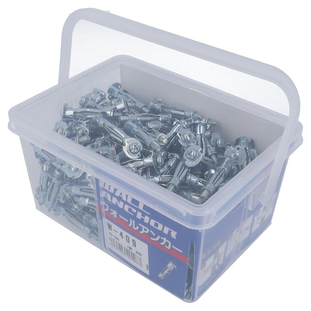 鉄/三価クロメート ウォールアンカー W-409 (200本入)