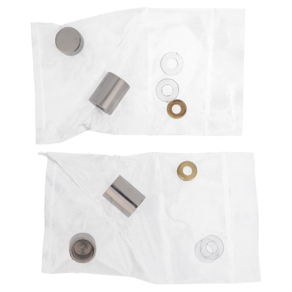 パネルフィクスサインナット平丸セット 12-15mm ステンレス(ＳＵＳ303)+バフ仕上