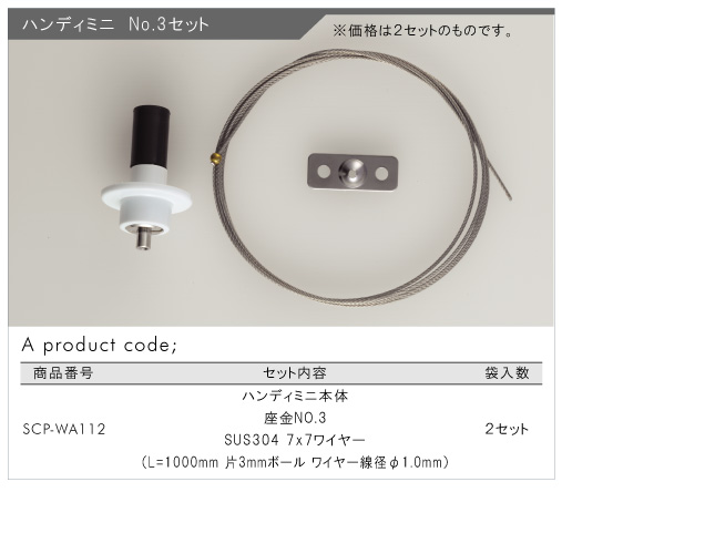 ハンディミニ No.3セット