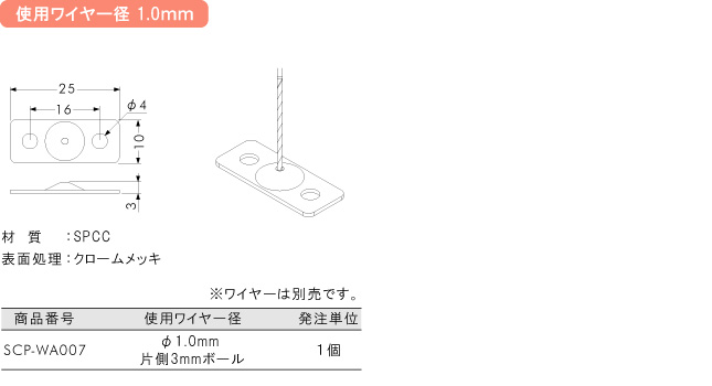 ハンディミニ・プチ用金具 座金NO.3