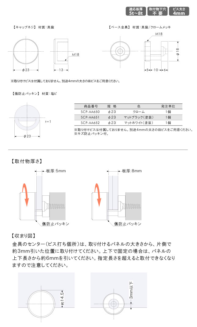 パネルホルダー