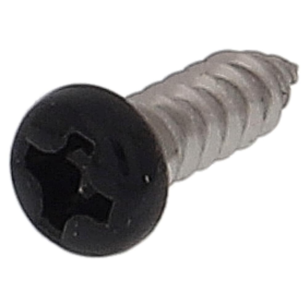 ステンレス/頭部塗装 タッピング 鍋頭 黒 3X10