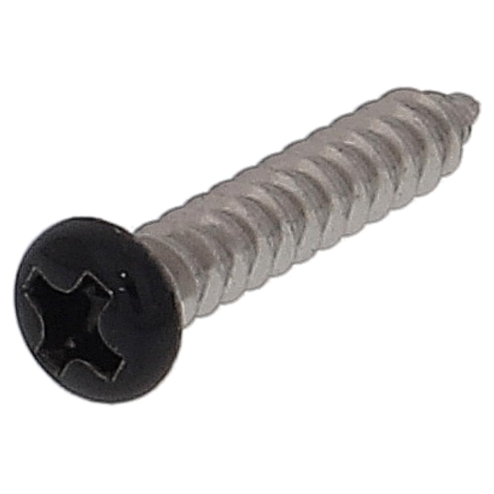 ステンレス/頭部塗装 タッピング 鍋頭 黒 3X16