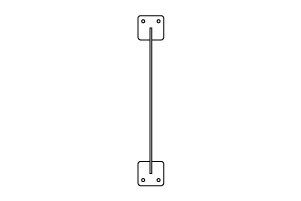 ハシゴラック取り付け方_1本目